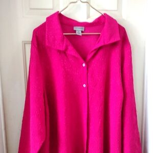 Plus Size Fushia Shirt